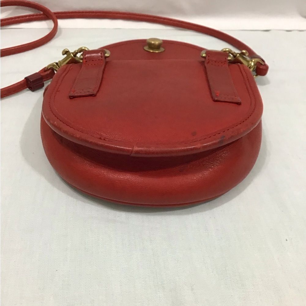 Coach Vintage Red Mini Crossbody Belt Bag Style #9826 - Picture 5 of 13